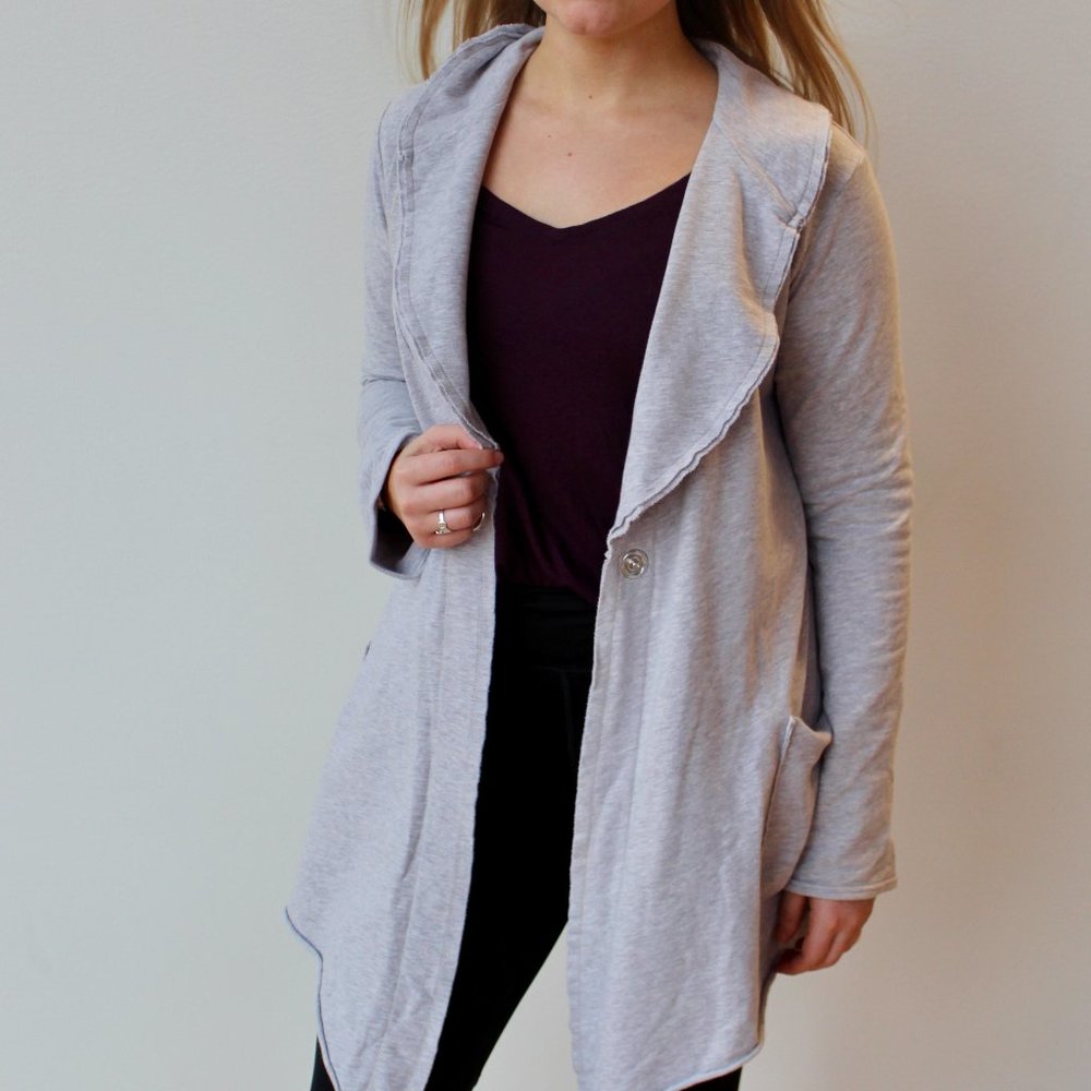 Lucy Activewear Long Jacket - Grey